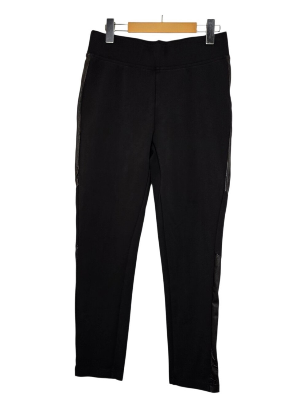 VIVIAN WONG Chocolate Brown Tuxedo Pants | High Rise Cropped Ankle Size 8 Office